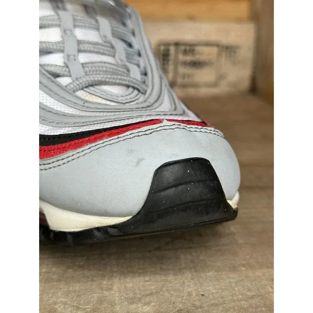 NIKE Big Kids Youth 7y Air Max 97 GS Sneaker 921522 020 Wolf Grey University Red